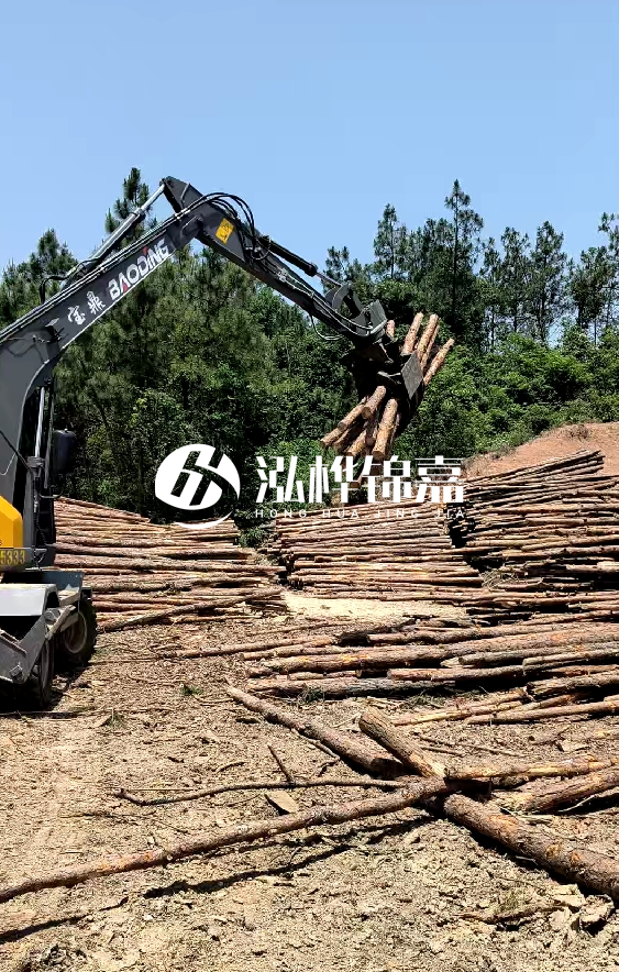 云南4米松木樁批發(fā)價(jià)格多少-4米小頭13-15直徑多少錢一根？