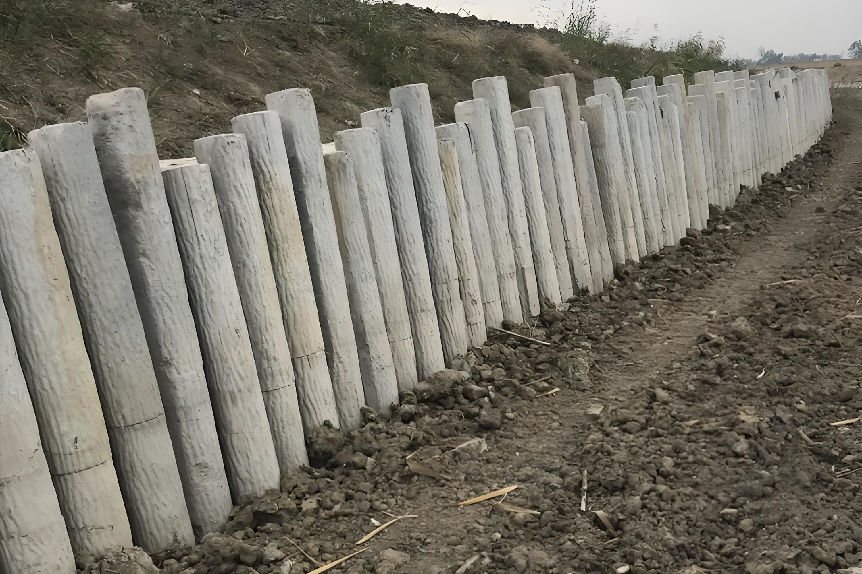 云南水泥樁施工專(zhuān)業(yè)施工隊(duì)-挖機(jī)打仿木樁怎么打？