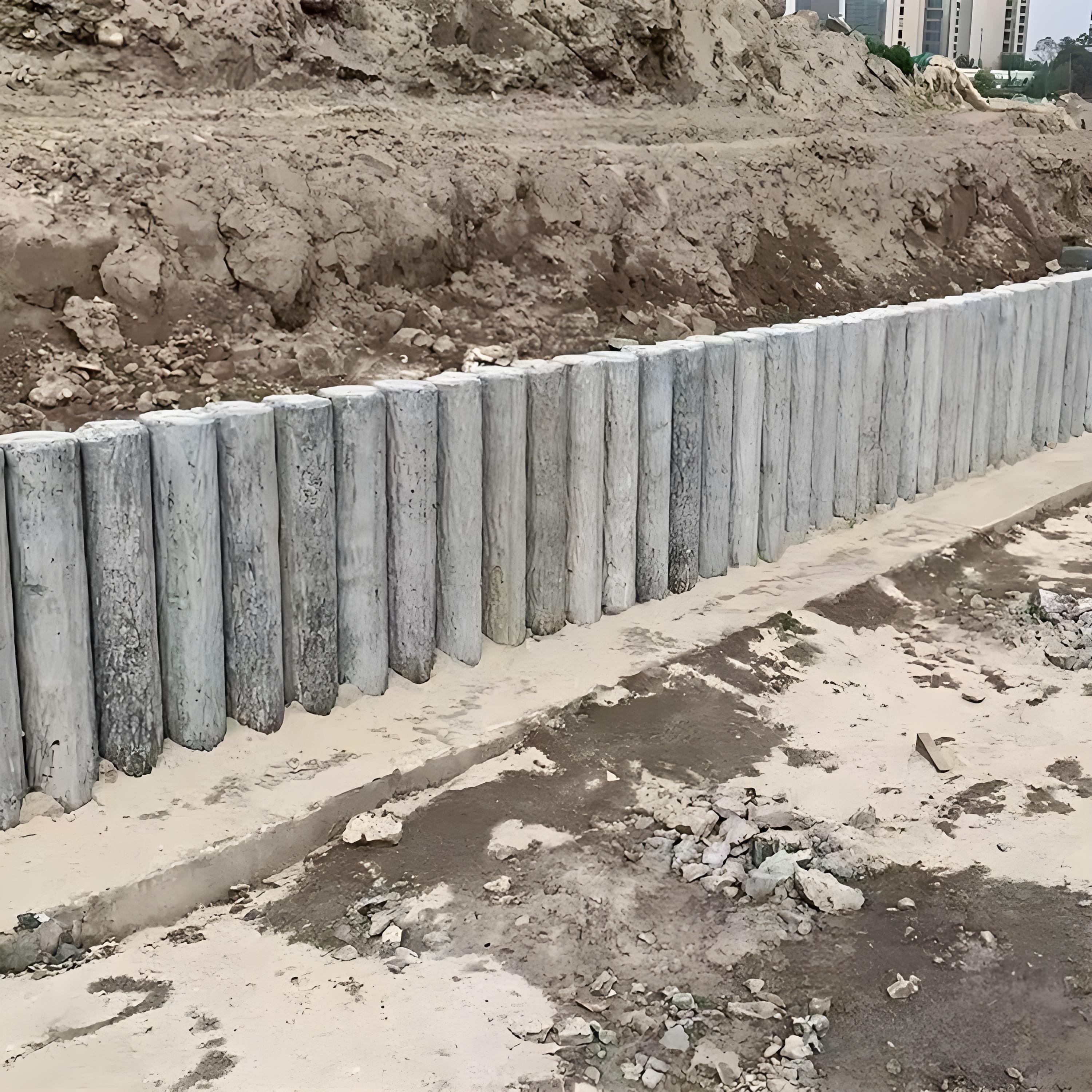 水泥樁批發(fā)廠家泓樺錦嘉 - 打水泥樁的樁間距最小可以是多少？?