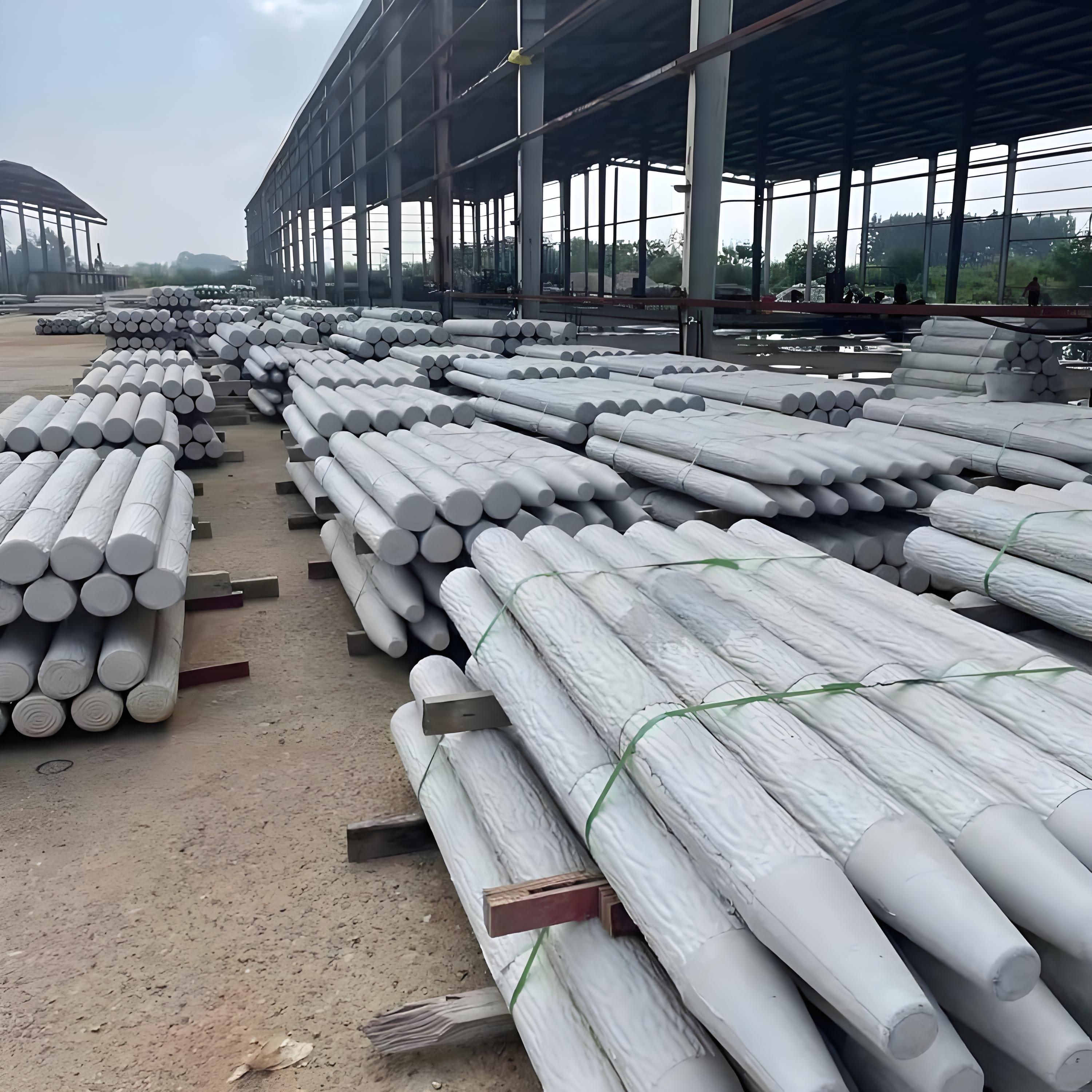 水泥仿木樁廠家泓樺錦嘉-打仿木樁需要打樁機嗎？